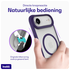 Buddi Hybrid Apple iPhone 17 Air Hoesje MagSafe Back Cover Matte Paars afbeelding 5