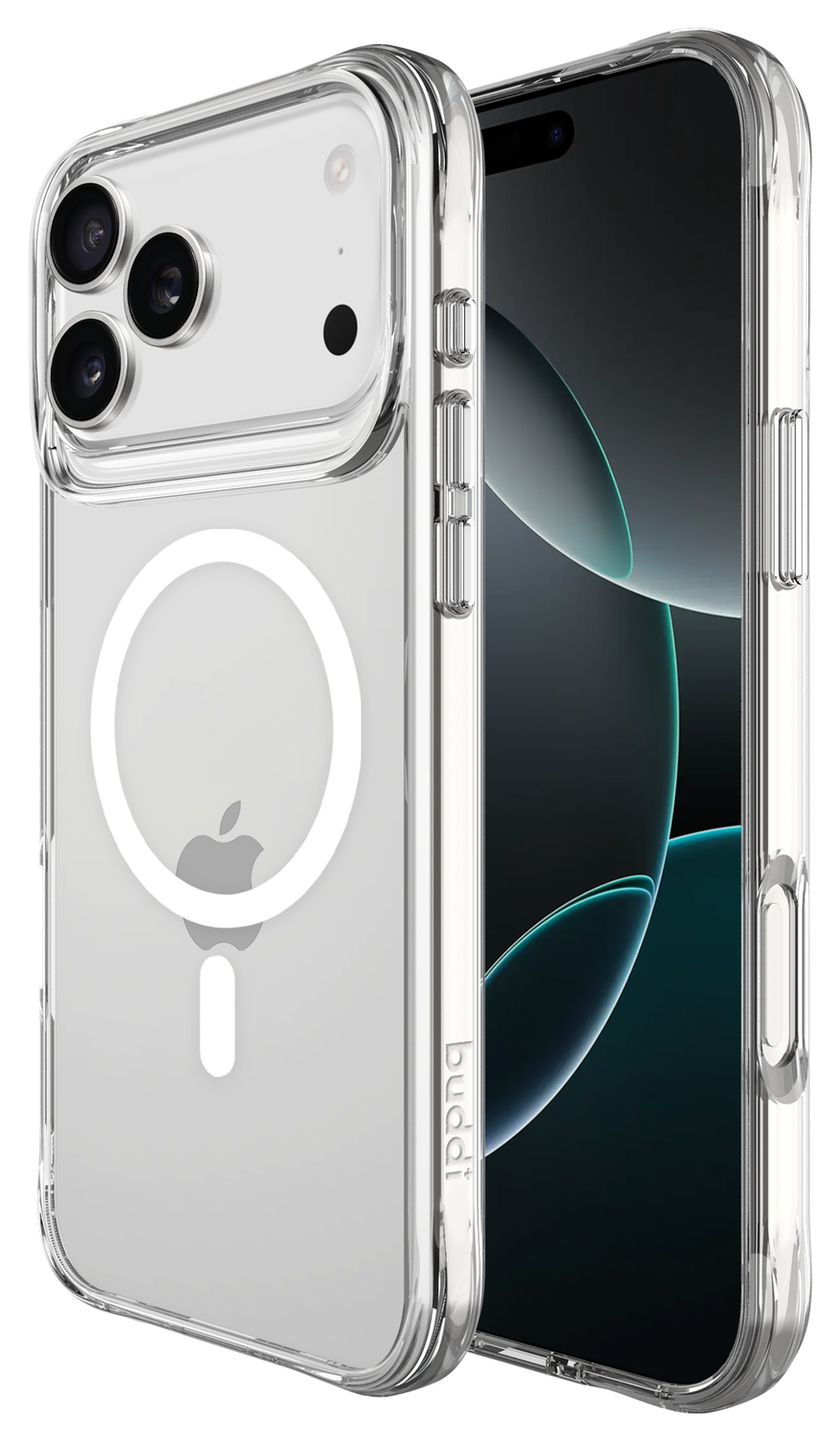 Buddi Core Apple iPhone 17 Pro Hoesje MagSafe Back Cover Matte Transparant afbeelding 1