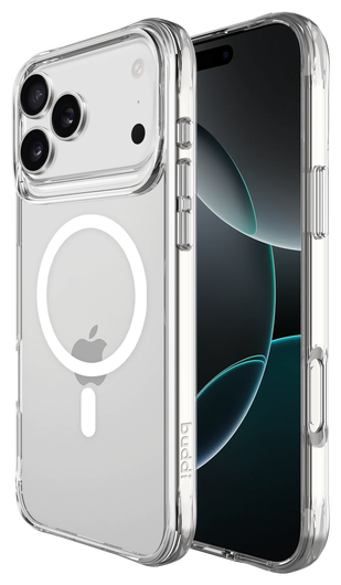 Buddi Core Apple iPhone 17 Pro Hoesje MagSafe Back Cover Matte Transparant afbeelding 1
