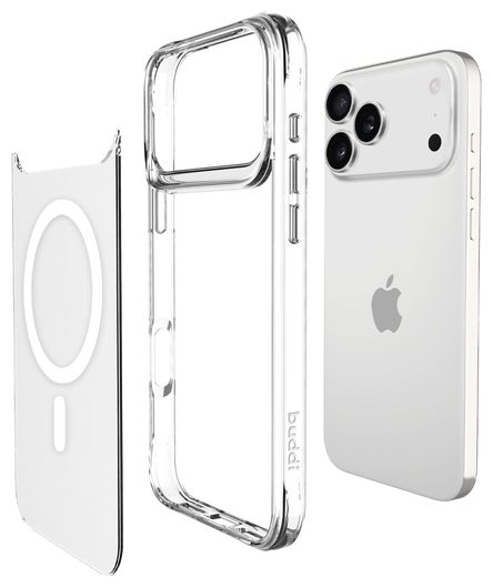 Buddi Core Apple iPhone 17 Pro Hoesje MagSafe Back Cover Matte Transparant afbeelding 10