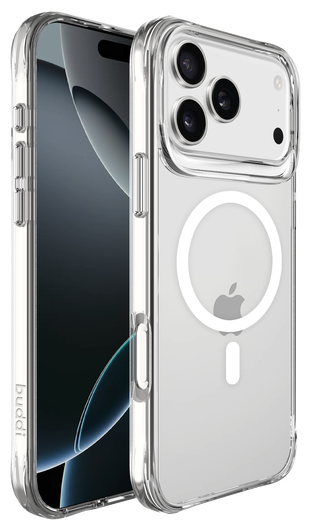 Buddi Core Apple iPhone 17 Pro Hoesje MagSafe Back Cover Matte Transparant afbeelding 8