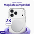 Buddi Core Apple iPhone 17 Pro Hoesje MagSafe Back Cover Matte Transparant afbeelding 3