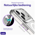 Buddi Core Apple iPhone 17 Pro Hoesje MagSafe Back Cover Matte Transparant afbeelding 5