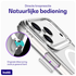 Buddi Core Apple iPhone 17 Pro Hoesje MagSafe Back Cover Matte Transparant afbeelding 5