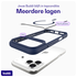 Buddi Hybrid Apple iPhone 17 Pro Hoesje MagSafe Back Cover Transparant Blauw afbeelding 7