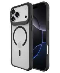 Buddi Hybrid Apple iPhone 17 Pro Hoesje MagSafe Back Cover Matte Zwart afbeelding