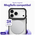Buddi Hybrid Apple iPhone 17 Pro Hoesje MagSafe Back Cover Matte Zwart afbeelding 3