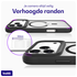 Buddi Hybrid Apple iPhone 17 Pro Hoesje MagSafe Back Cover Matte Zwart afbeelding 4