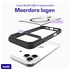 Buddi Hybrid Apple iPhone 17 Pro Hoesje MagSafe Back Cover Matte Zwart afbeelding 7