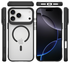 Buddi Hybrid Apple iPhone 17 Pro Hoesje MagSafe Back Cover Matte Zwart afbeelding 9