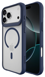 Buddi Hybrid Apple iPhone 17 Pro Hoesje MagSafe Back Cover Matte Blauw afbeelding