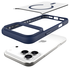 Buddi Hybrid Apple iPhone 17 Pro Hoesje MagSafe Back Cover Matte Blauw afbeelding 10