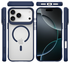 Buddi Hybrid Apple iPhone 17 Pro Hoesje MagSafe Back Cover Matte Blauw afbeelding 9