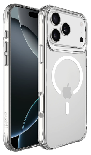 Buddi Core Apple iPhone 17 Pro Max Hoesje MagSafe Back Cover Transparant afbeelding 8