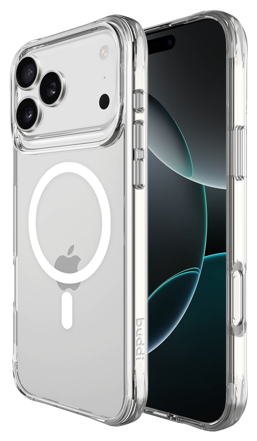 Buddi Core Apple iPhone 17 Pro Max Hoesje MagSafe Back Cover Matte Transparant afbeelding 1