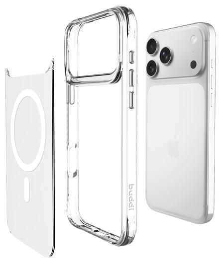 Buddi Core Apple iPhone 17 Pro Max Hoesje MagSafe Back Cover Matte Transparant afbeelding 9