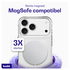 Buddi Core Apple iPhone 17 Pro Max Hoesje MagSafe Back Cover Matte Transparant afbeelding 3