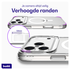 Buddi Core Apple iPhone 17 Pro Max Hoesje MagSafe Back Cover Matte Transparant afbeelding 6