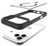 Buddi Hybrid Apple iPhone 17 Pro Max Hoesje MagSafe Back Cover Transparant Zwart afbeelding 10