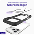 Buddi Hybrid iPhone 17 Pro Max Hoesje MagSafe Back Cover Transparant Zwart afbeelding 7