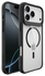 Buddi Hybrid Apple iPhone 17 Pro Max Hoesje MagSafe Back Cover Transparant Zwart afbeelding 8
