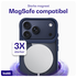 Buddi Hybrid iPhone 17 Pro Max Hoesje MagSafe Back Cover Matched Blauw afbeelding 3
