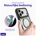Buddi Hybrid Apple iPhone 17 Pro Max Hoesje MagSafe Back Cover Transparant Groen afbeelding 5