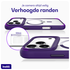 Buddi Hybrid Apple iPhone 17 Pro Max Hoesje MagSafe Back Cover Transparant Paars afbeelding 4