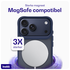 Buddi Hybrid iPhone 17 Pro Max Hoesje MagSafe Back Cover Matte Blauw afbeelding 3