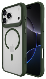 Buddi Hybrid Apple iPhone 17 Pro Max Hoesje MagSafe Back Cover Matte Groen afbeelding