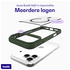 Buddi Hybrid Apple iPhone 17 Pro Max Hoesje MagSafe Back Cover Matte Groen afbeelding 7