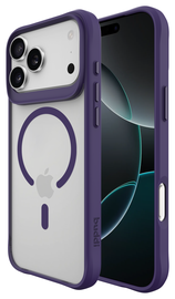 Buddi Hybrid Apple iPhone 17 Pro Max Hoesje MagSafe Back Cover Matte Paars