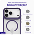 Buddi Hybrid Apple iPhone 17 Pro Max Hoesje MagSafe Back Cover Matte Paars afbeelding 6