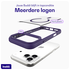 Buddi Hybrid Apple iPhone 17 Pro Max Hoesje MagSafe Back Cover Matte Paars afbeelding 7