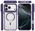 Buddi Hybrid Apple iPhone 17 Pro Max Hoesje MagSafe Back Cover Matte Paars afbeelding 9