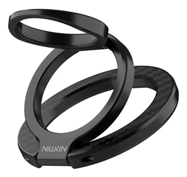 Nillkin FiberSnap MagSafe Ring Houder Standaard Aramidevezel Zwart