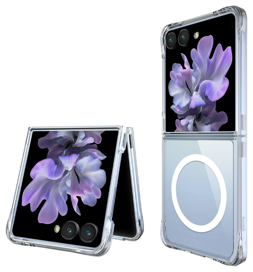 Buddi Core Samsung Galaxy Z Flip 7 Hoesje MagSafe Back Cover Transparant afbeelding 7