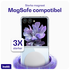 Buddi Core Samsung Galaxy Z Flip 7 Hoesje MagSafe Back Cover Transparant afbeelding 2