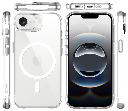 Buddi Core Apple iPhone 16e Hoesje MagSafe Back Cover Transparant afbeelding 10