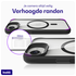 Buddi Hybrid Apple iPhone 16e Hoesje MagSafe Back Cover Transparant Zwart afbeelding 5