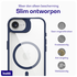 Buddi Hybrid Apple iPhone 16e Hoesje MagSafe Back Cover Transparant Blauw afbeelding 6