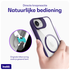 Buddi Hybrid Apple iPhone 16e Hoesje MagSafe Back Cover Transparant Paars afbeelding 4
