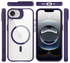Buddi Hybrid Apple iPhone 16e Hoesje MagSafe Back Cover Transparant Paars afbeelding 9
