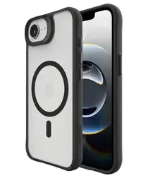 Buddi Hybrid Apple iPhone 16e Hoesje MagSafe Back Cover Matte Zwart afbeelding