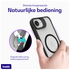 Buddi Hybrid Apple iPhone 16e Hoesje MagSafe Back Cover Matte Zwart afbeelding 4