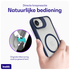 Buddi Hybrid Apple iPhone 16e Hoesje MagSafe Back Cover Matte Blauw afbeelding 4