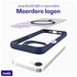 Buddi Hybrid Apple iPhone 16e Hoesje MagSafe Back Cover Matte Blauw afbeelding 7