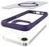 Buddi Hybrid Apple iPhone 16e Hoesje MagSafe Back Cover Matte Paars afbeelding 10