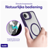 Buddi Hybrid Apple iPhone 16e Hoesje MagSafe Back Cover Matte Paars afbeelding 4