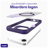 Buddi Hybrid Apple iPhone 16e Hoesje MagSafe Back Cover Matte Paars afbeelding 7